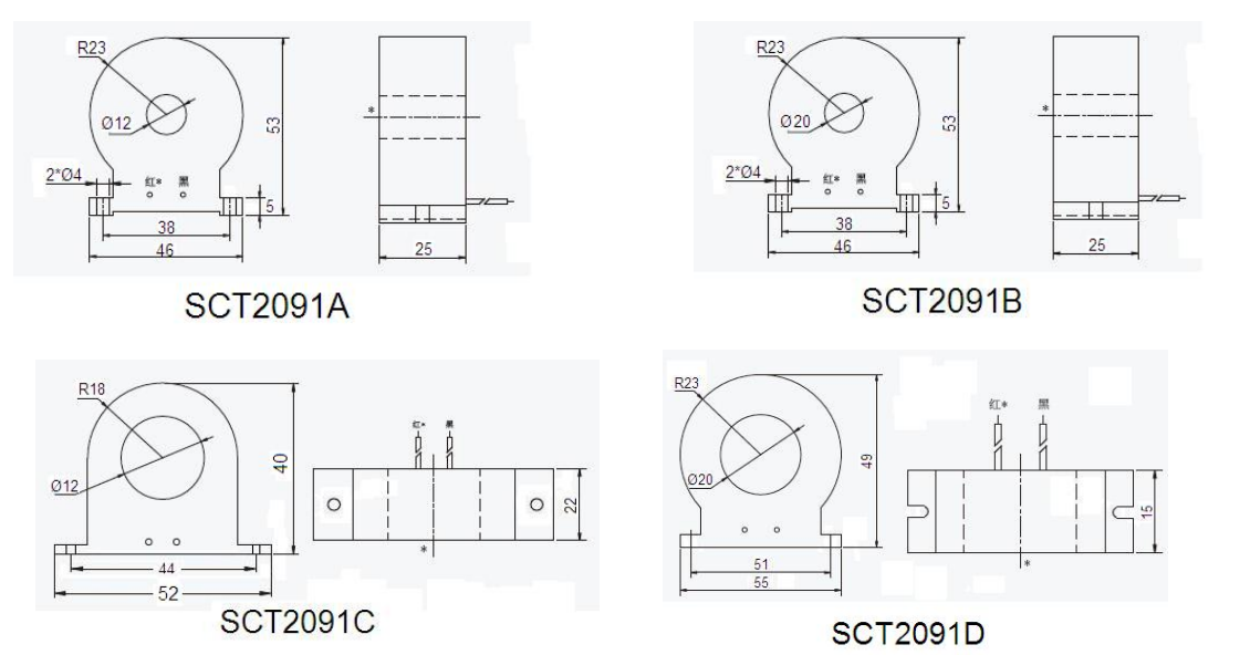 Screws Mounted Miniature current transformers 5 Screws Mounted Miniature current transformers 5